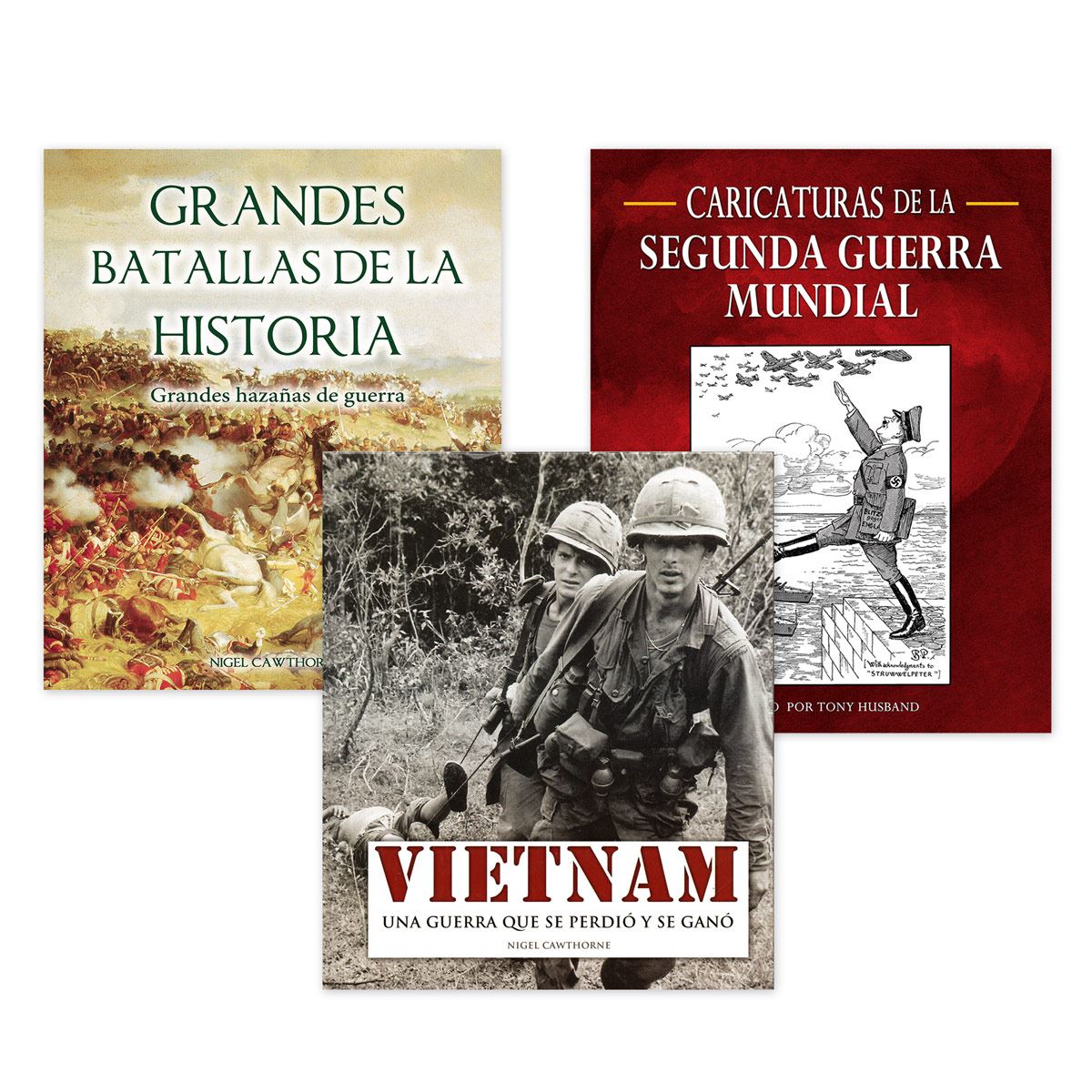 Paquete. Grandes batallas de la historia-Segunda guerra mundial-Vietnam