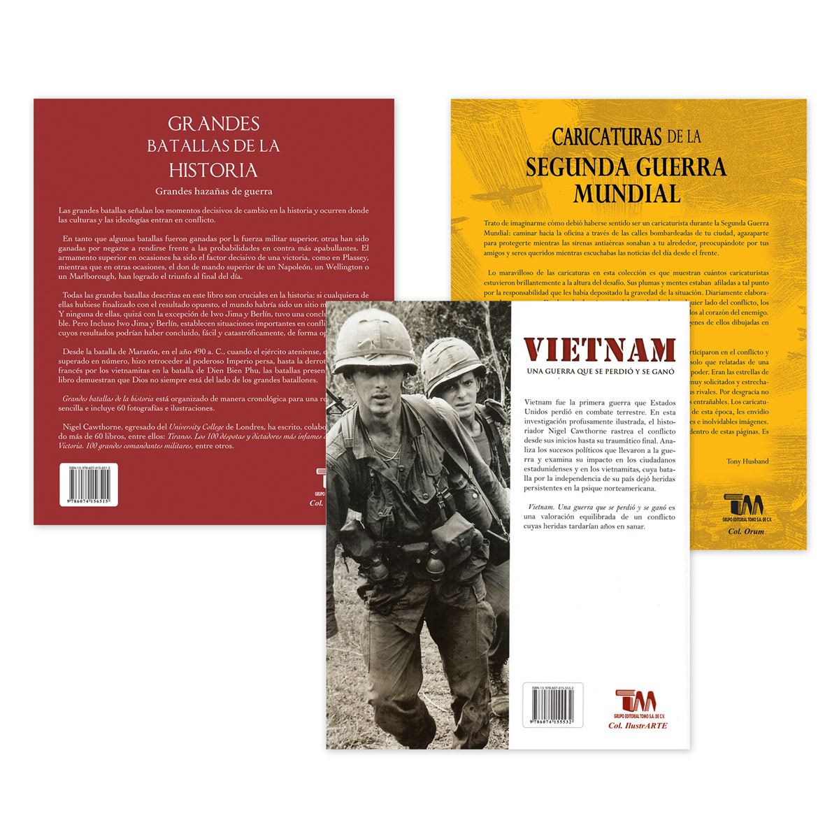 Paquete. Grandes batallas de la historia-Segunda guerra mundial-Vietnam