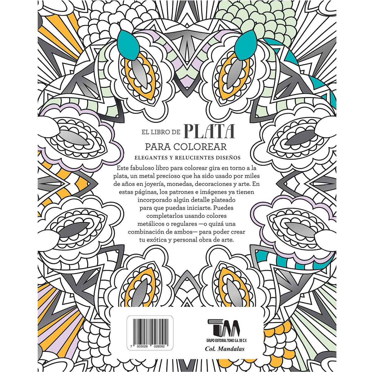 El libro de plata para colorear