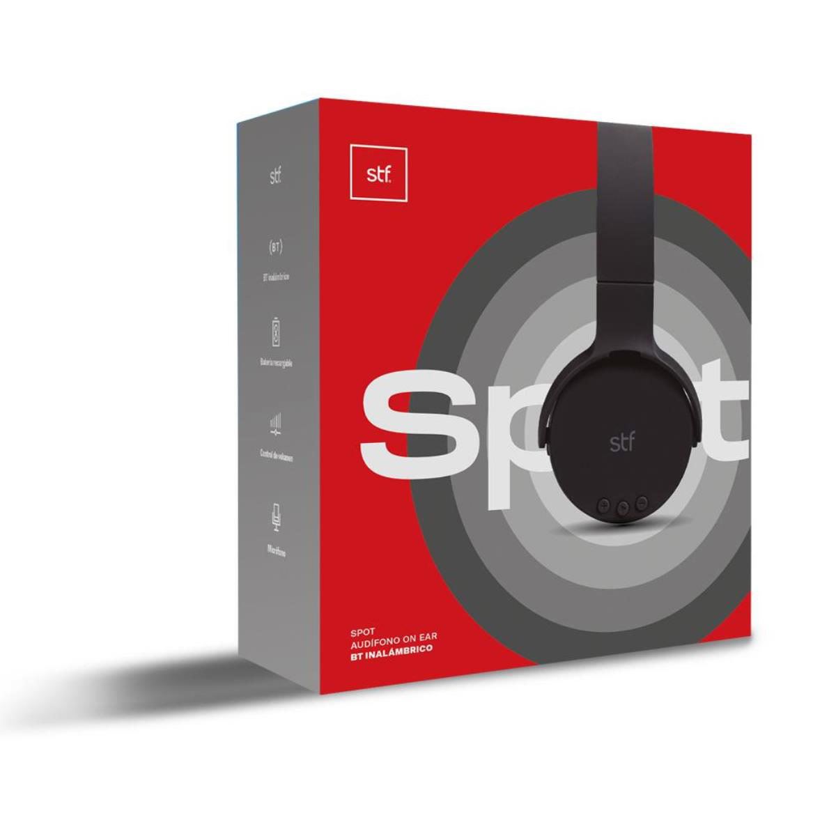 Audífonos STF Spot On ear Wireless Negro
