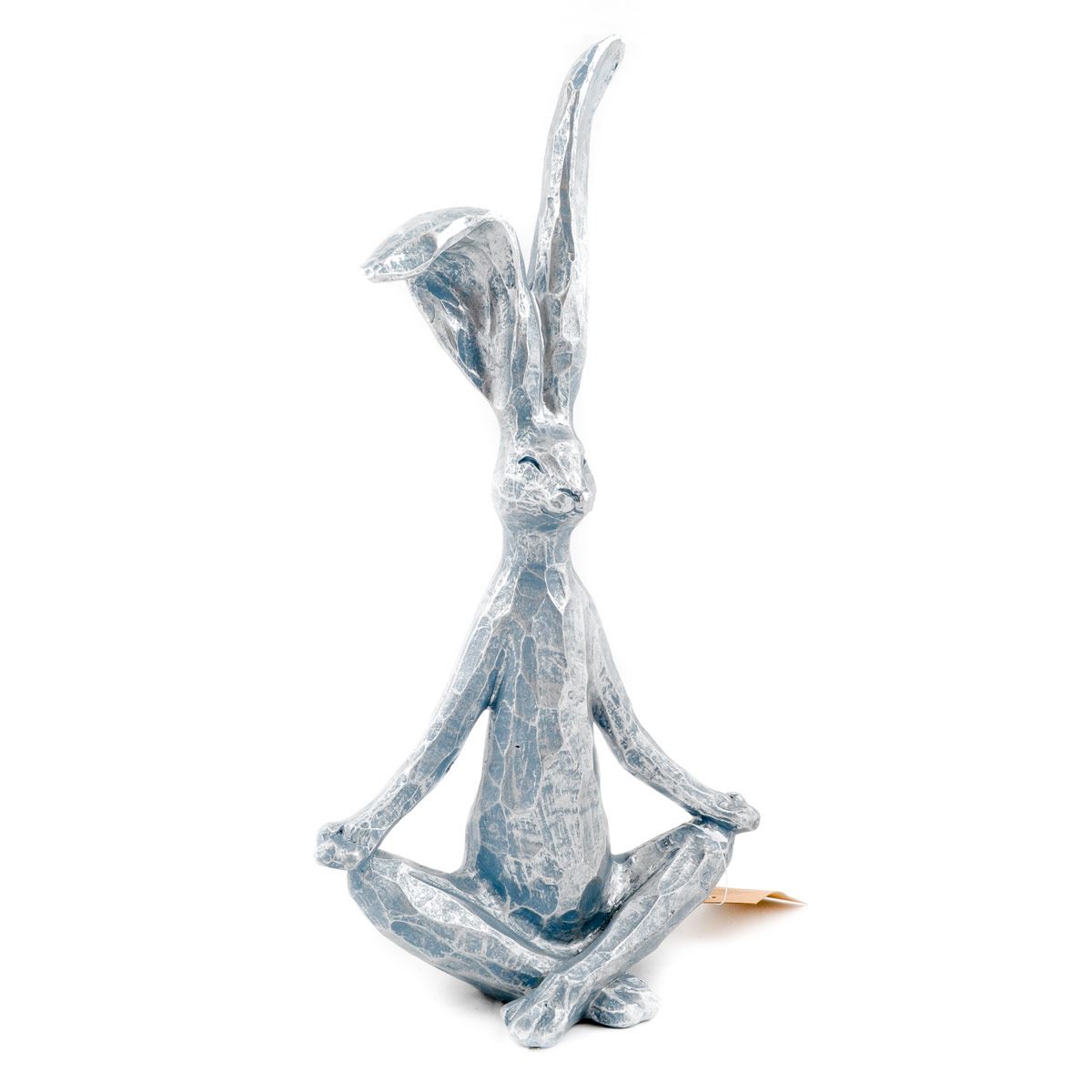 Figura decorativa conejo meditación