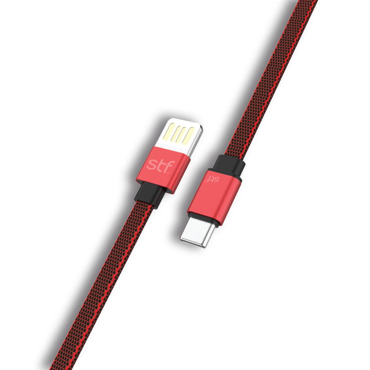 Cable Type C STF 1M Rojo Carga Ultra Rápida