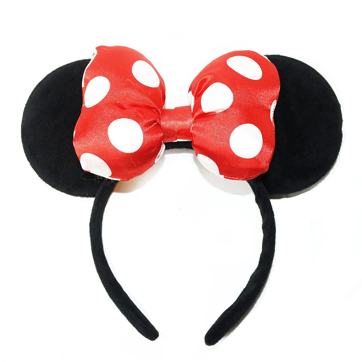 Orejas Minnie De Terciopelo Con Moño De Satín De Disney