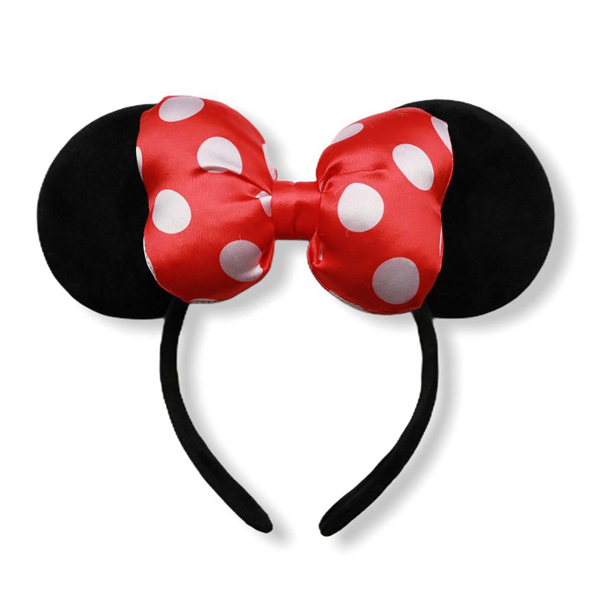 Orejas Minnie De Terciopelo Con Moño De Satín De Disney