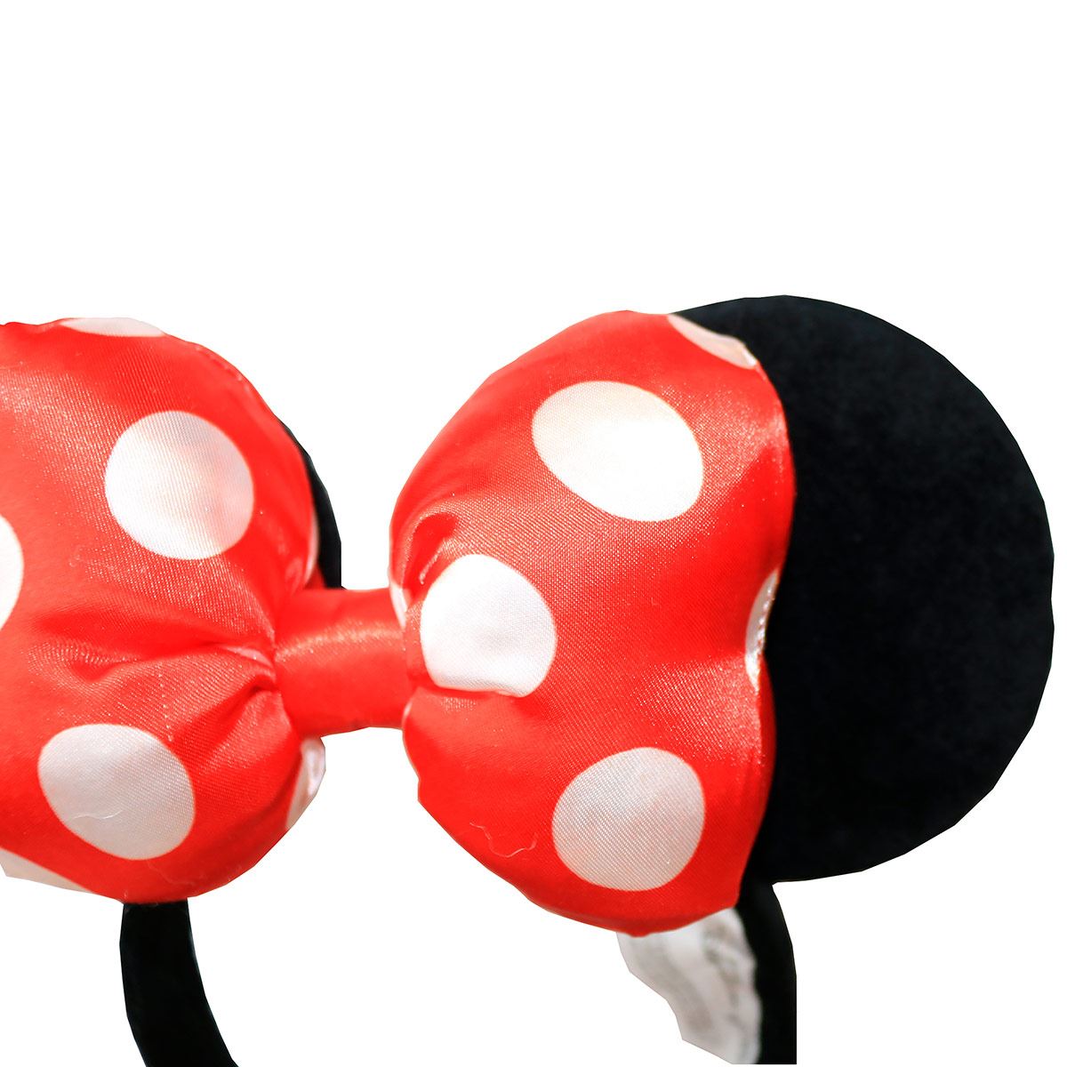 Orejas Minnie De Terciopelo Con Moño De Satín De Disney