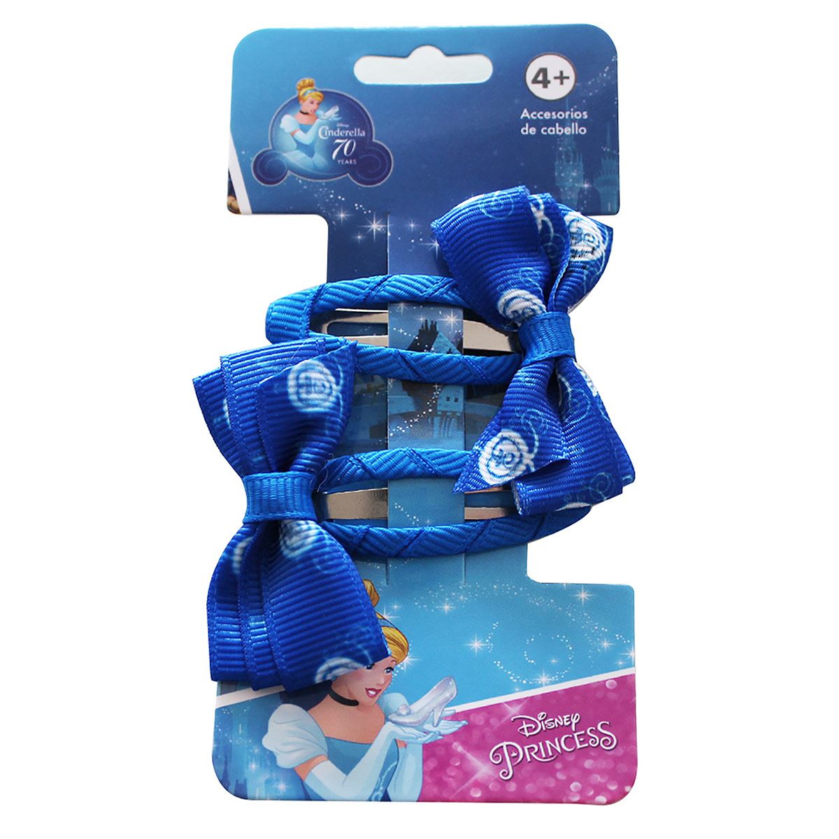 Set Cenicienta De Disney 2 Clips Con Moño Para Cabello
