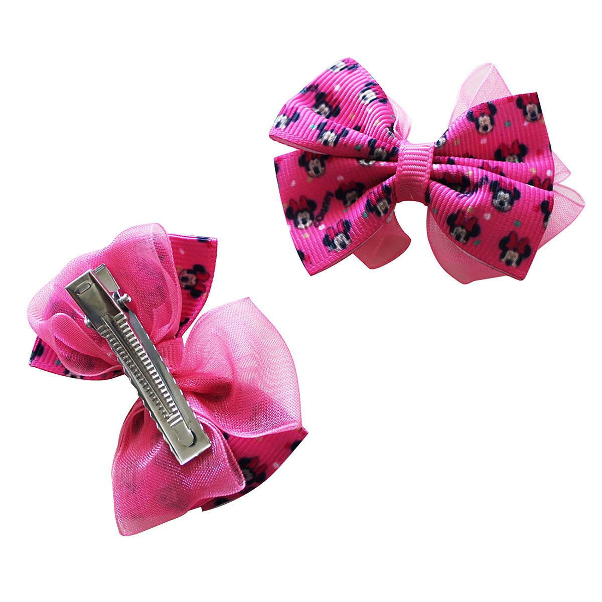 Set Minnie De Disney 2 Moños Para Cabello