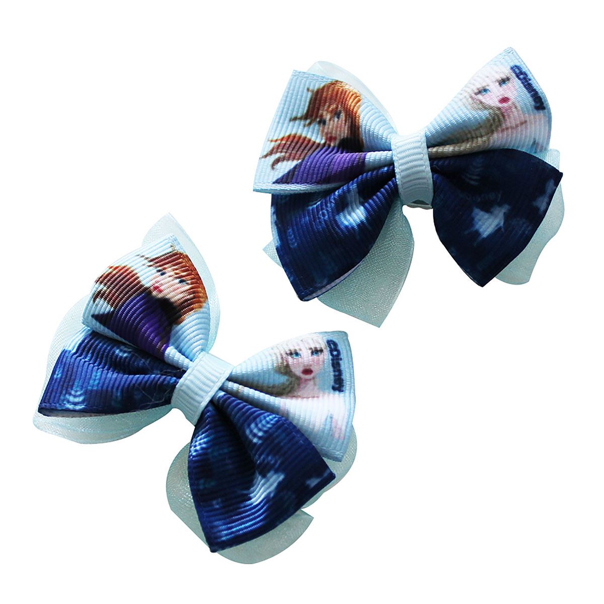 Set Frozen De Disney 2 Moños Para Cabello