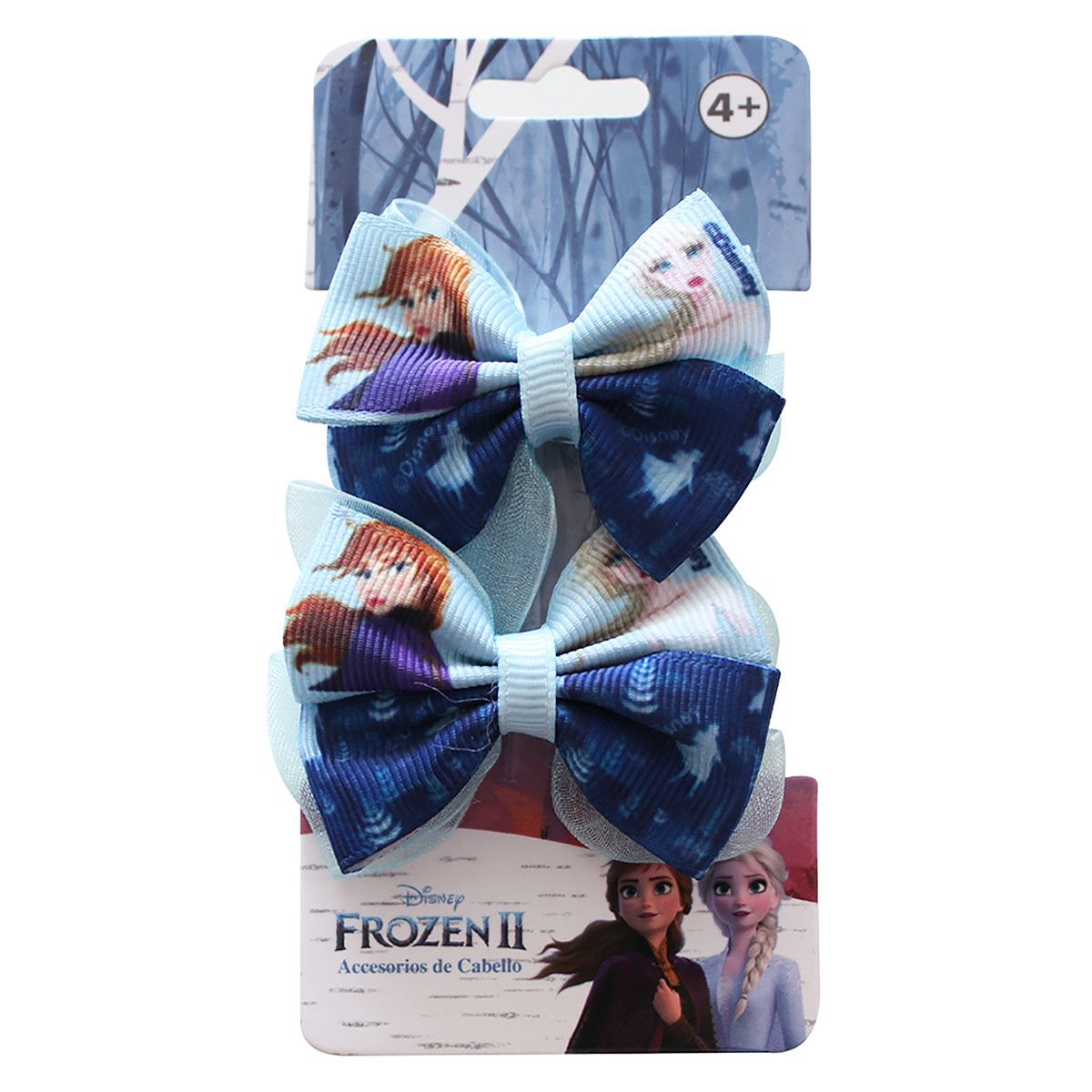Set Frozen De Disney 2 Moños Para Cabello