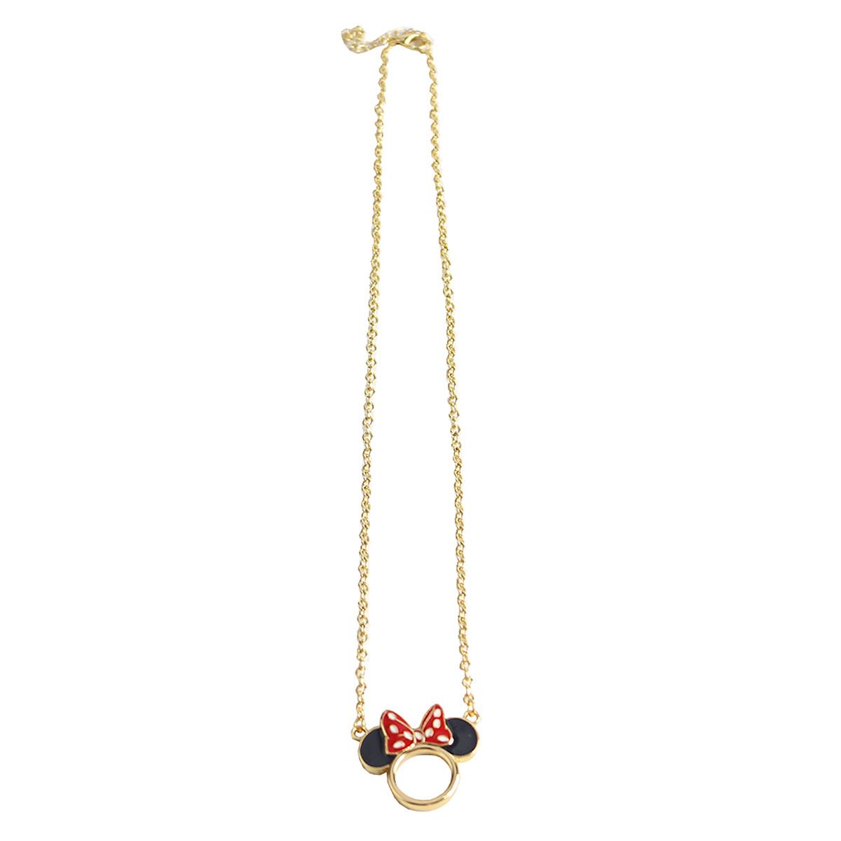 Collar Dorado Silueta Minnie Disney