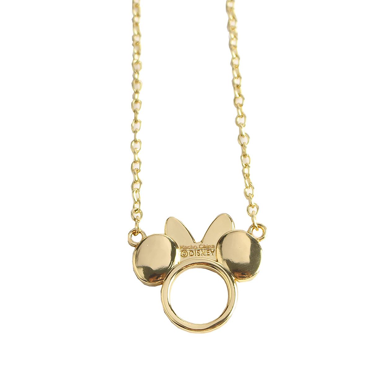 Collar Dorado Silueta Minnie Disney
