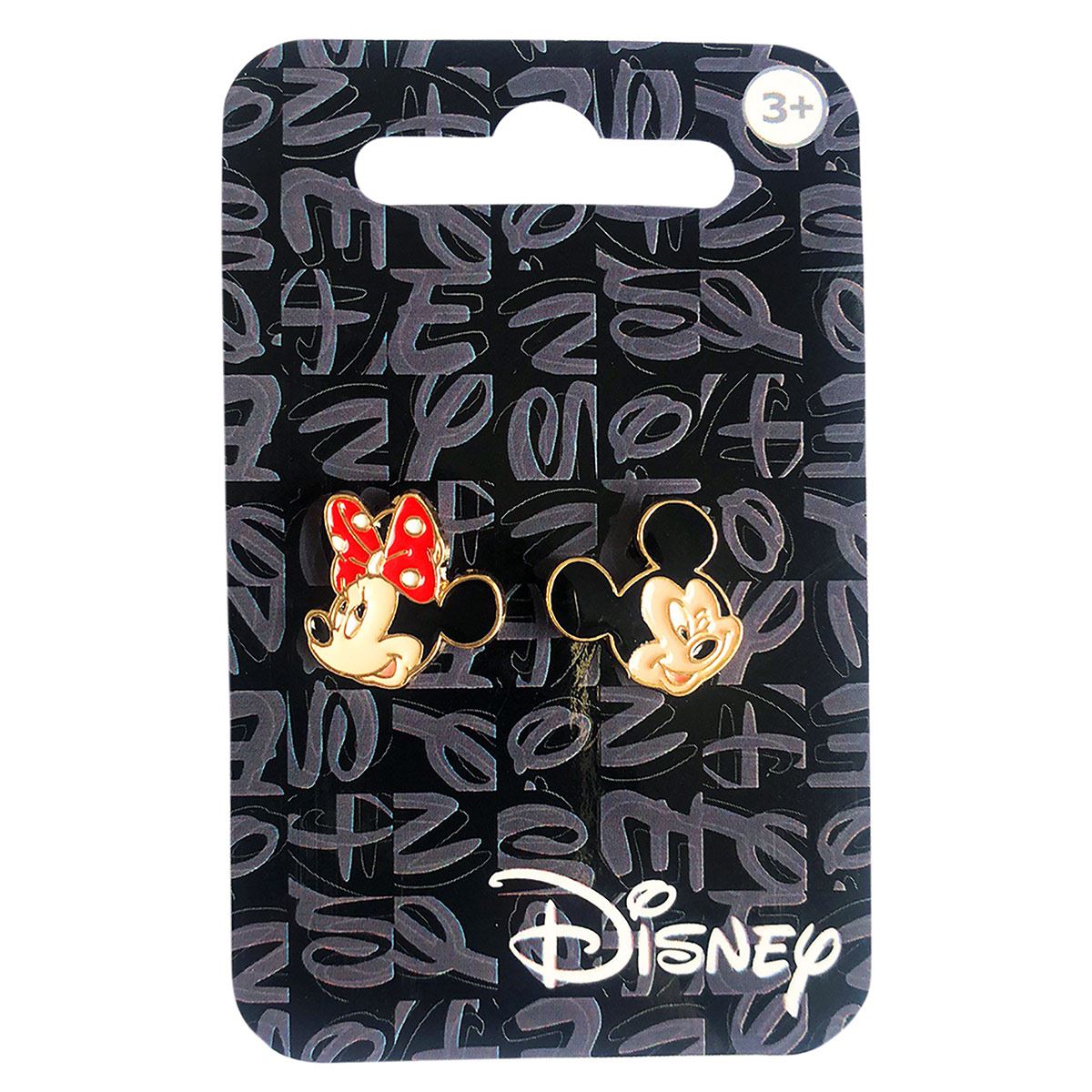 Aretes De Mickey Y Minnie De Disney