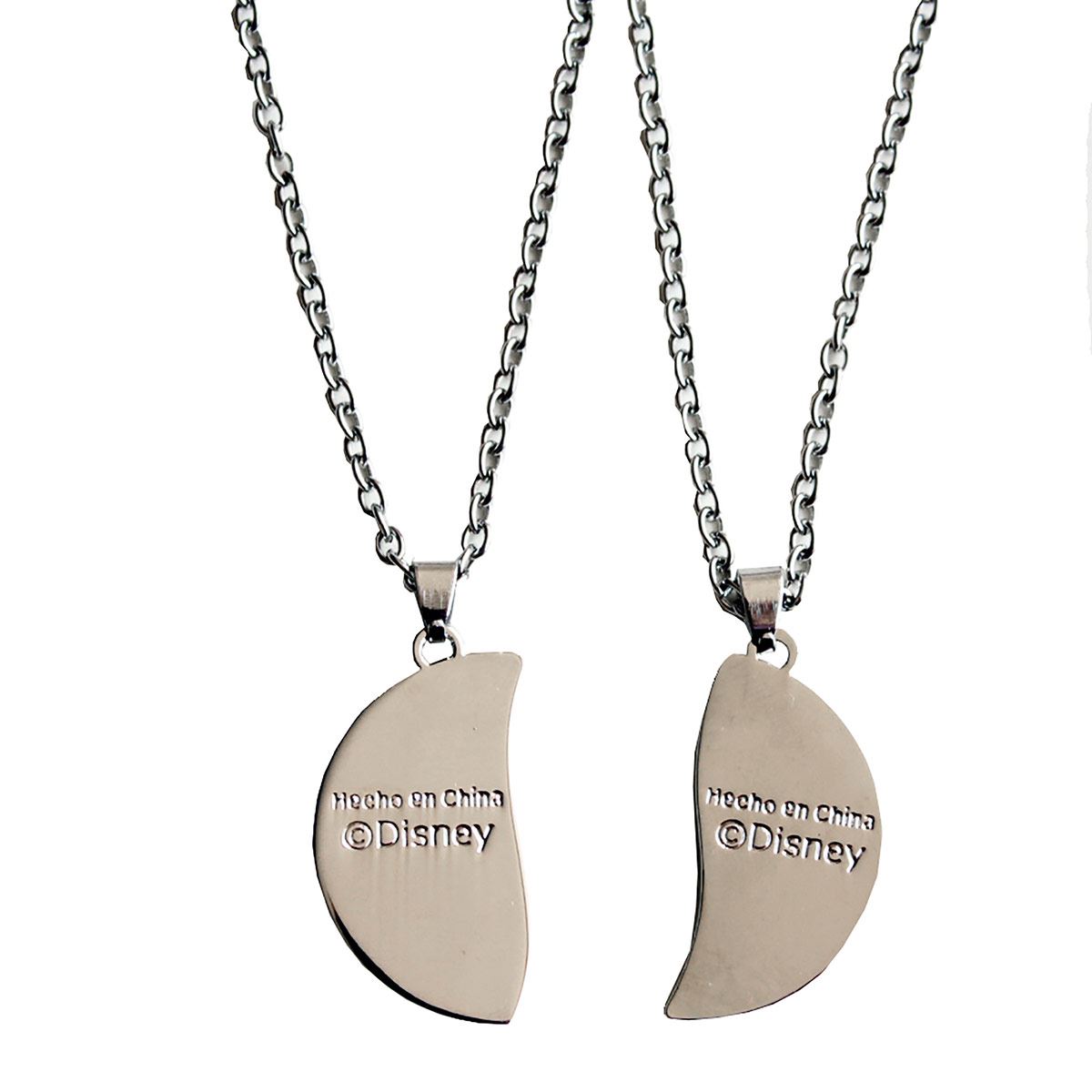 2 Collares Con Dijes De Elsa Y Ana De Frozen ll De Disney