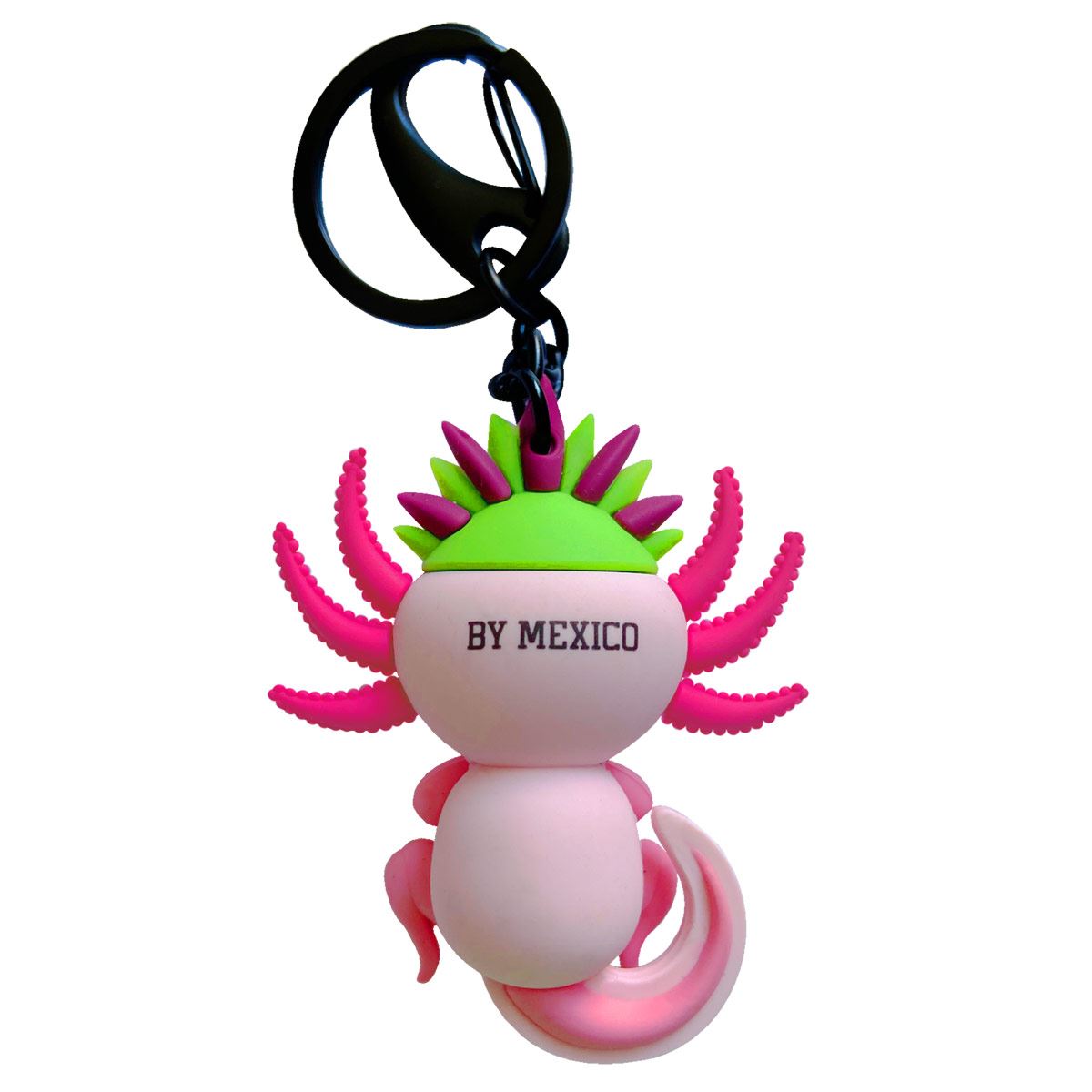 Llavero 3D By Mexico Ajolote Rosa