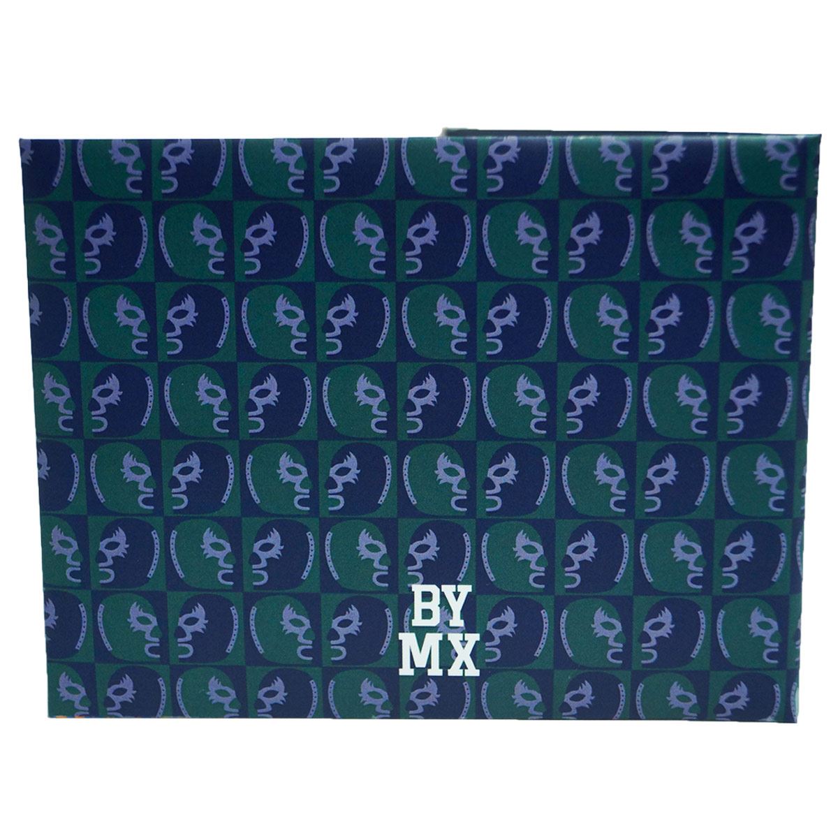 Cartera de Papel Máscara Verde Azul
