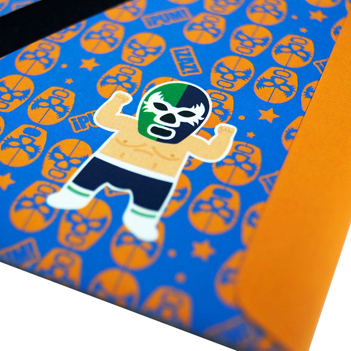 Cartera de Papel Máscara Verde Azul