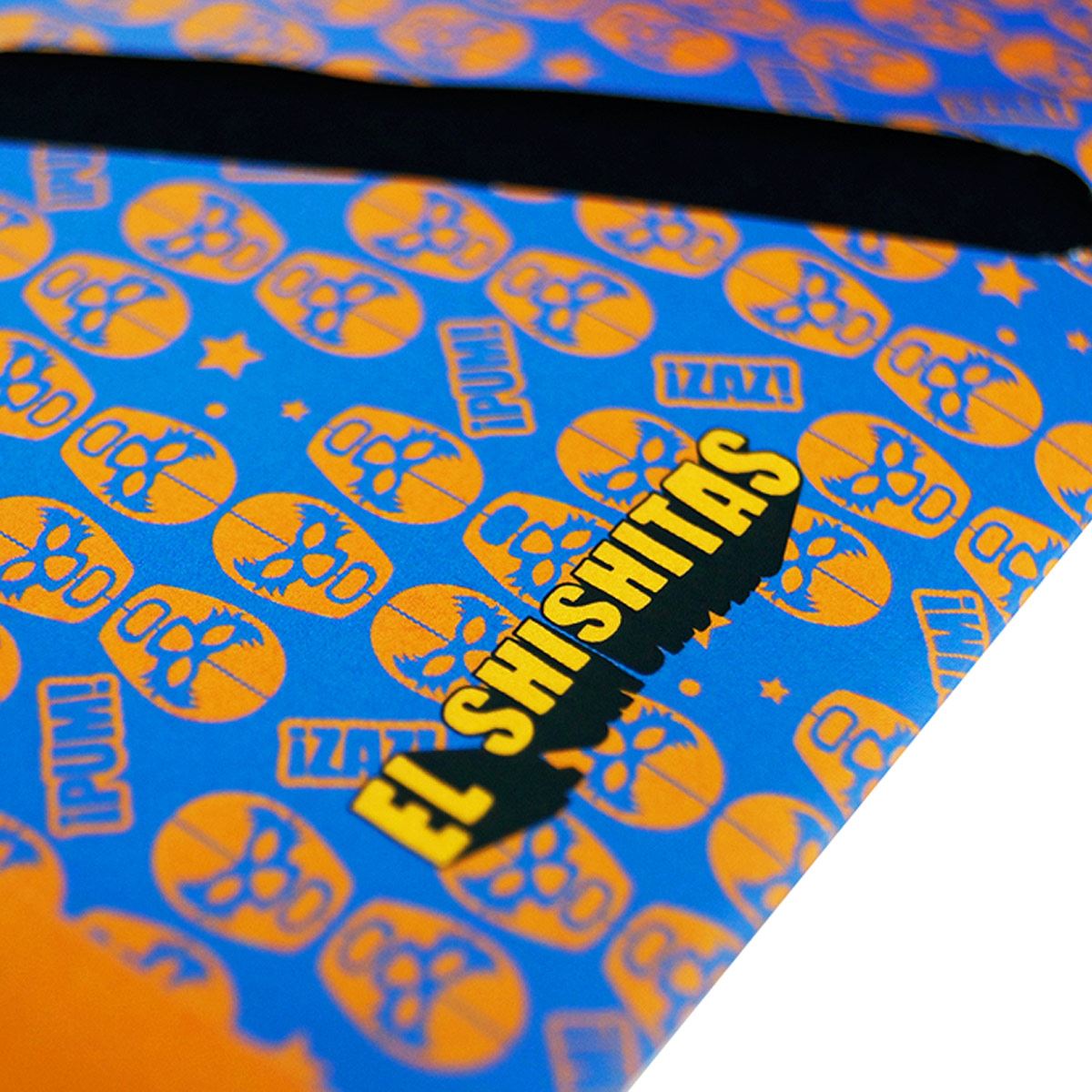 Cartera de Papel Máscara Verde Azul