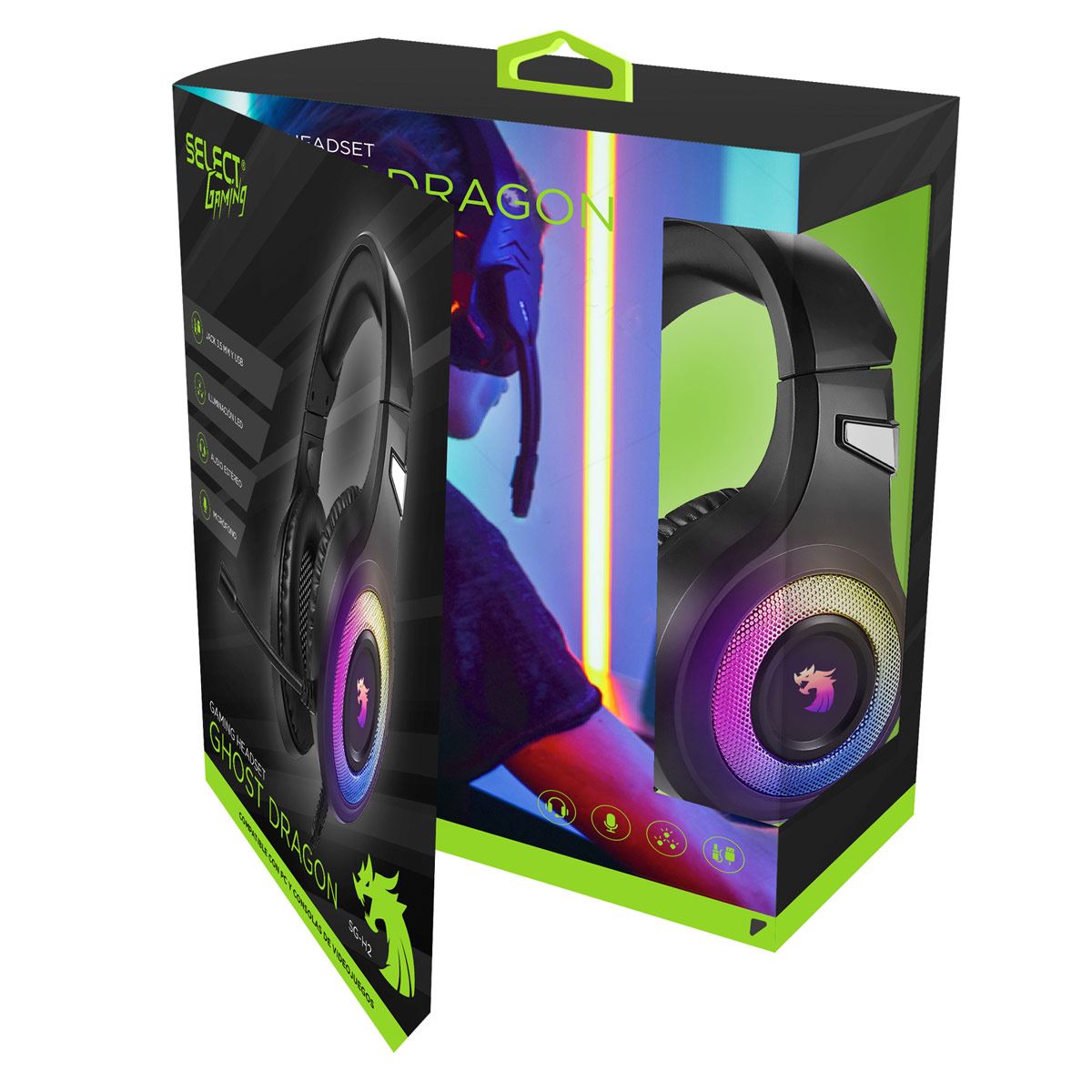 Audífonos Select Gaming GHOST DRAGON
