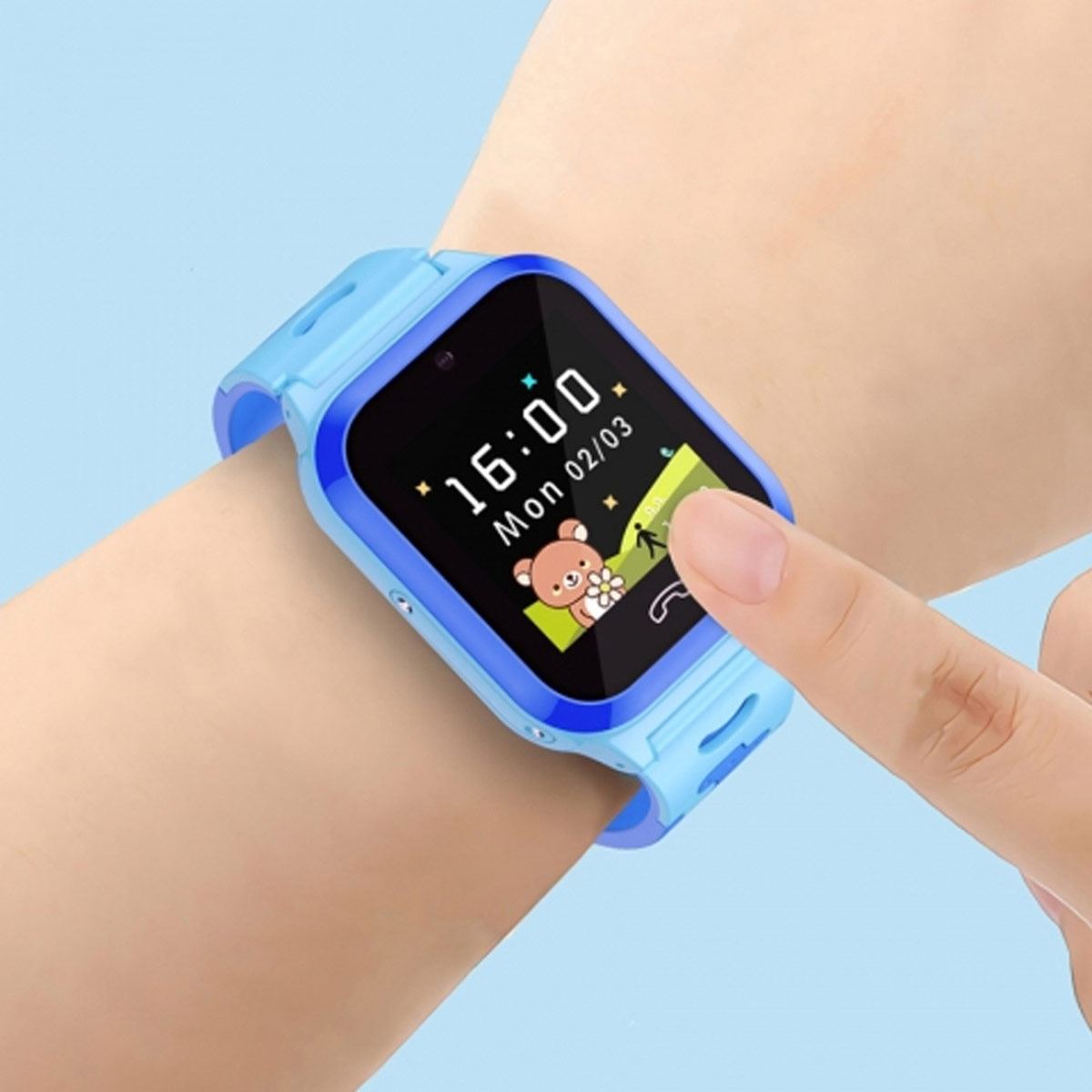 Reloj Smartwatch Zeta con GPS Y Alerta SOS para Niños Azul