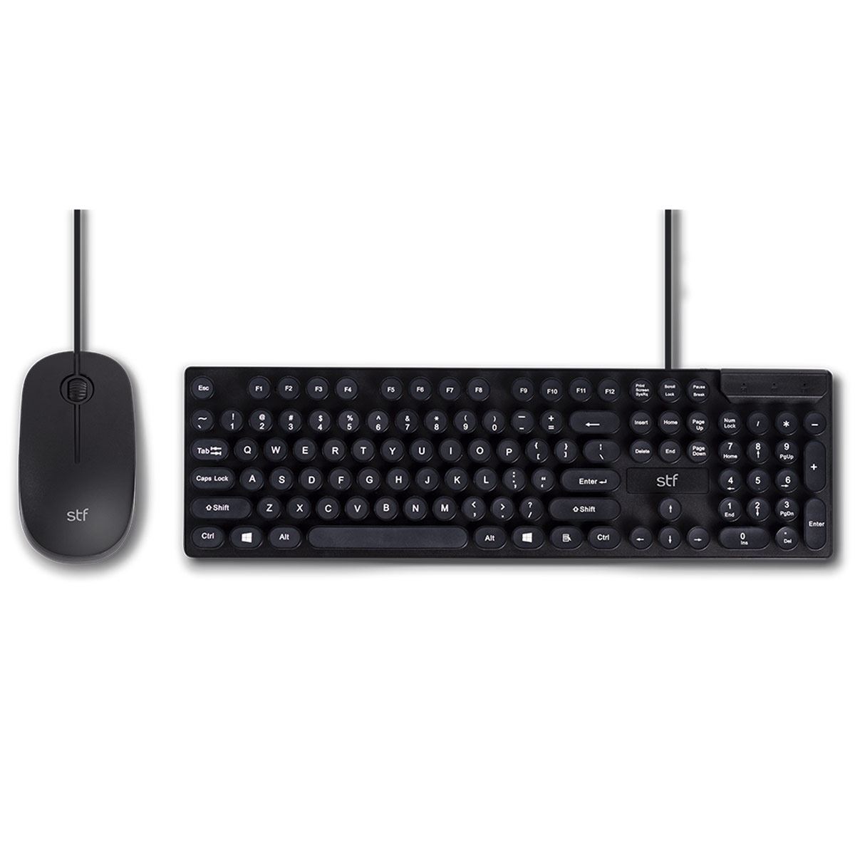Teclado y Mouse STF Alámbricos