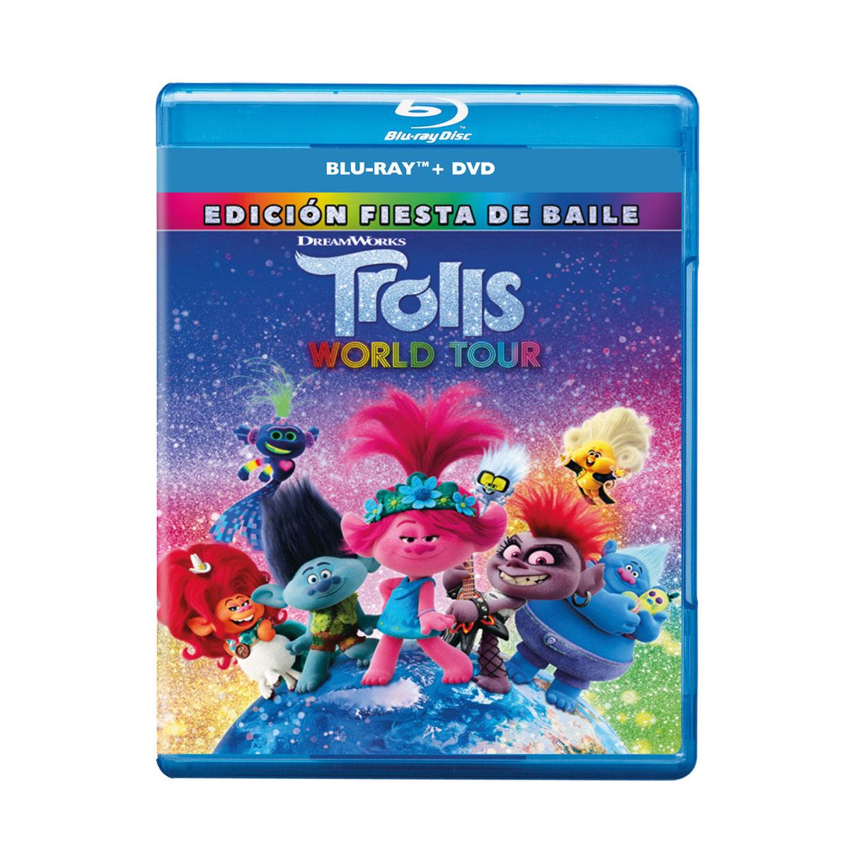 BR+DVD Trolls 2 World Tour
