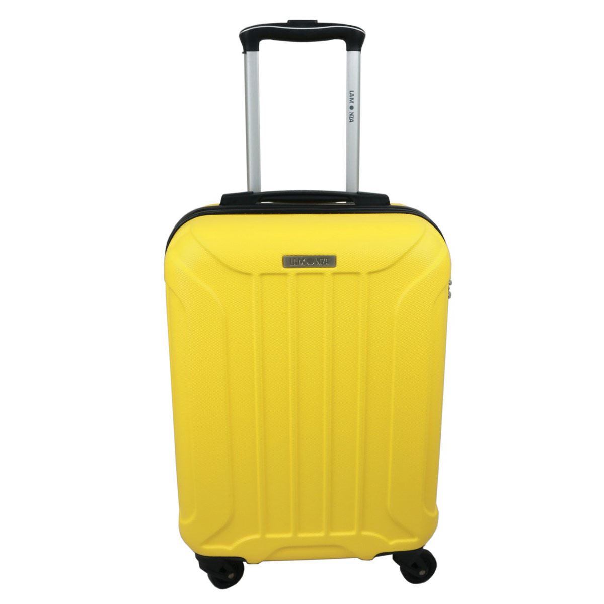 Maleta Con 4 Ruedas EUROTRAVEL 18", ABS, Color Amarillo, Cerradura De 3 ...