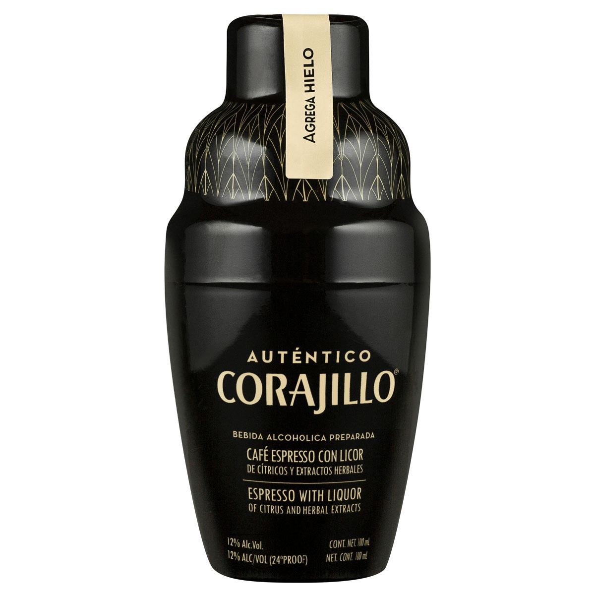 Licor de cítricos y café twin pack 200 ml autentico corajillo