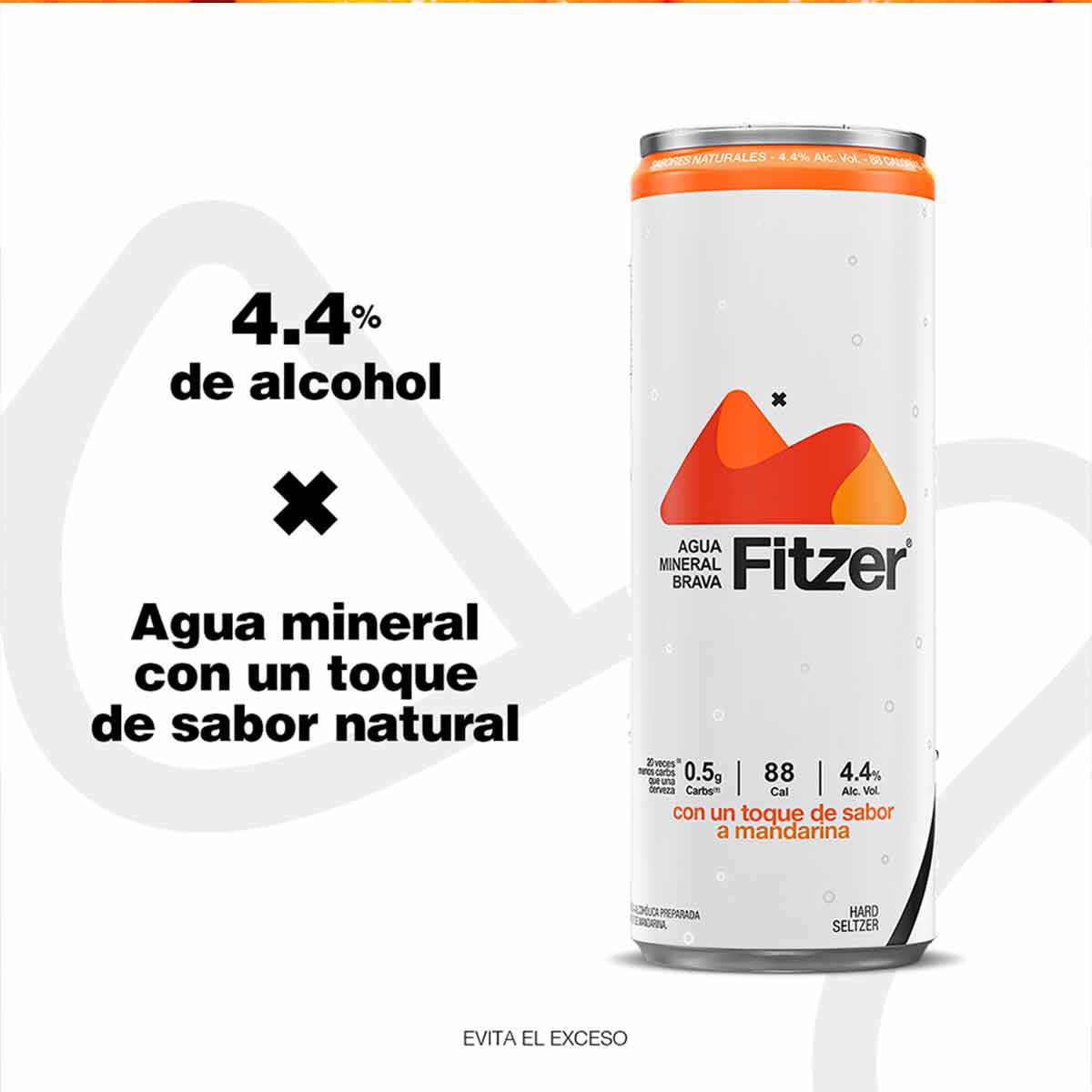 Hard Seltzer Fitzer Mandarina