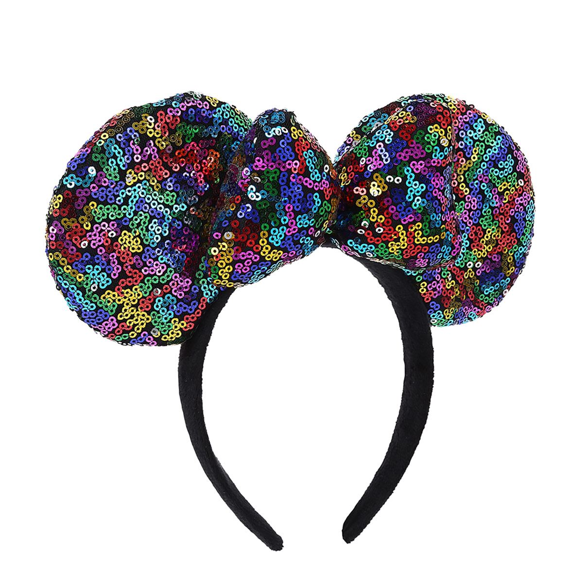 OREJAS MINNIE LENTEJUELA CON MOÑO OR33