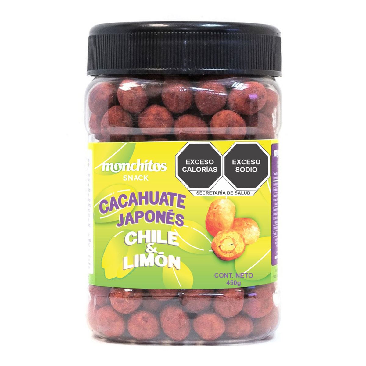 Cacahuate Japonés Chile Limón 450 G