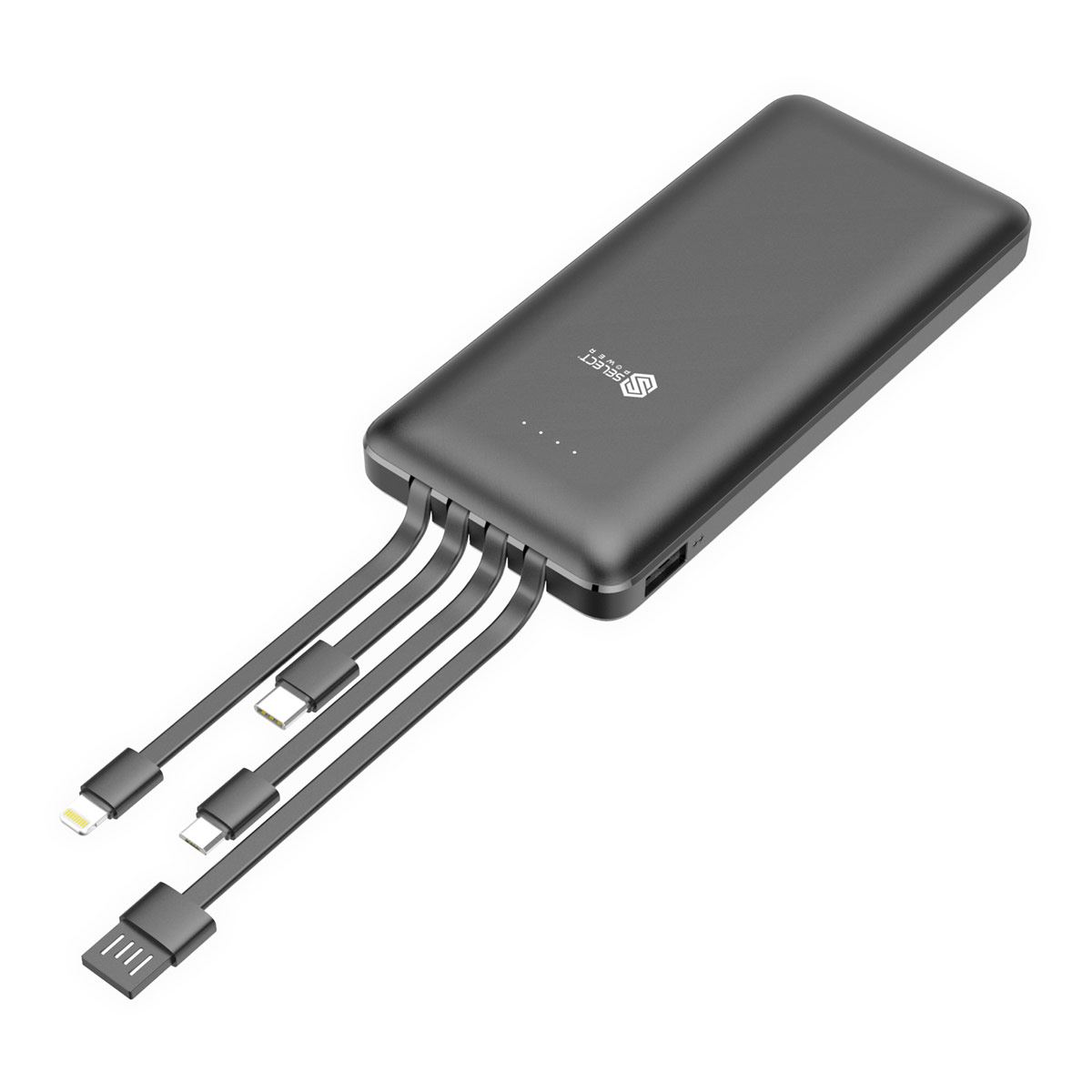 Power Bank 10,000 mah con cables