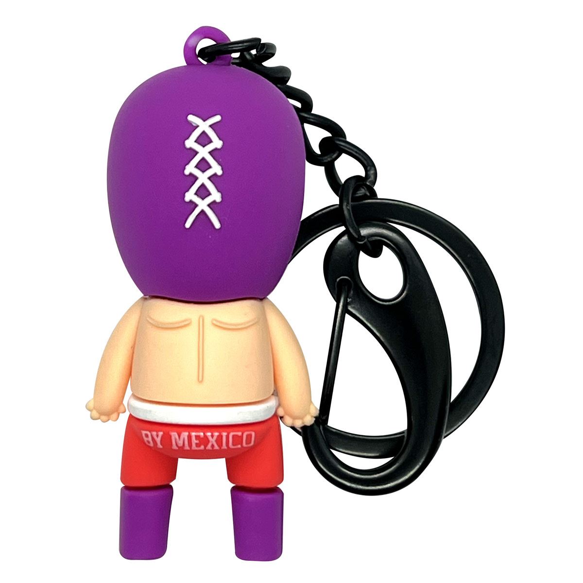 Llavero 3d máscara morada