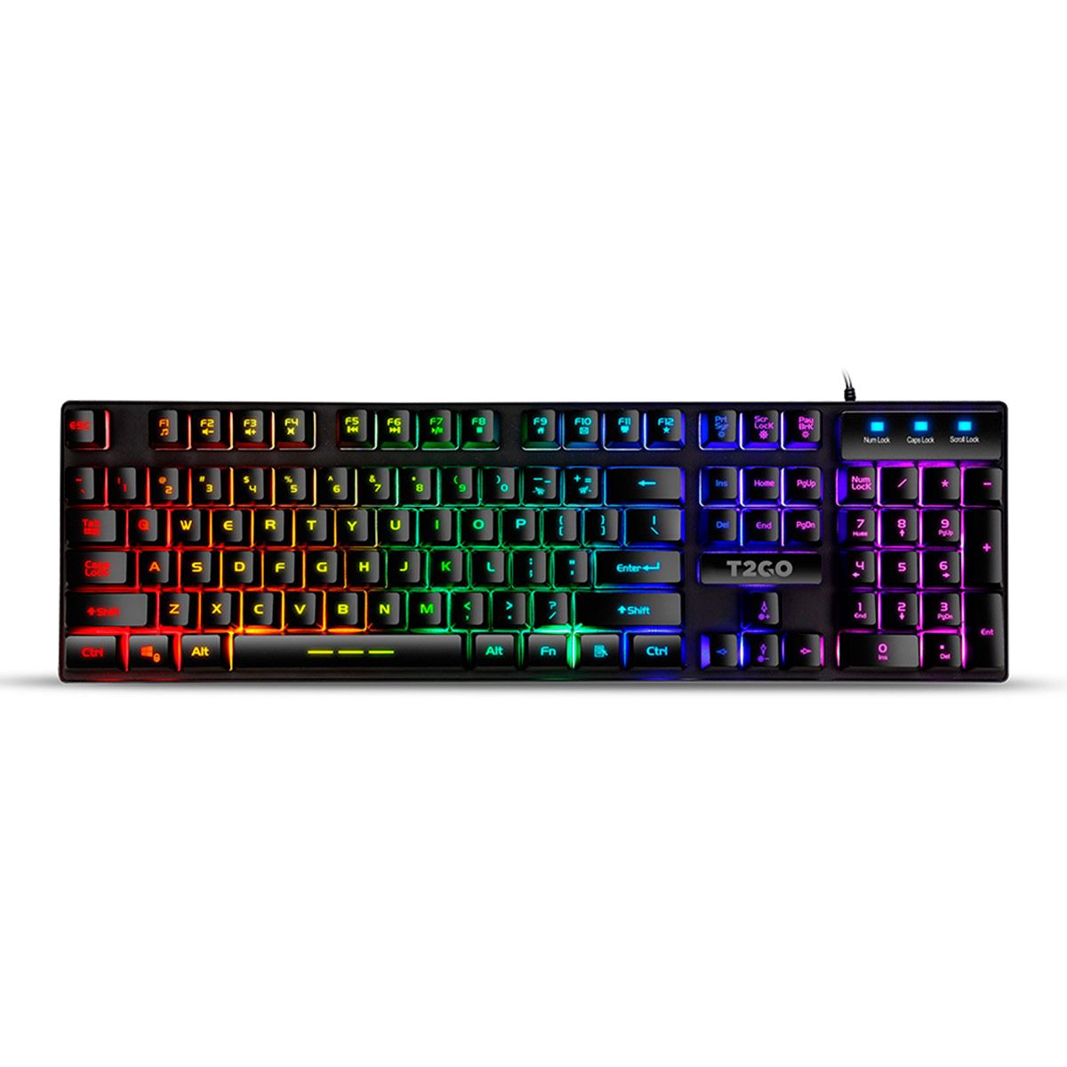 Combo 4 en 1 Tech 2 Go Audífonos + Teclado + Mouse + Pad Gaming Game - X