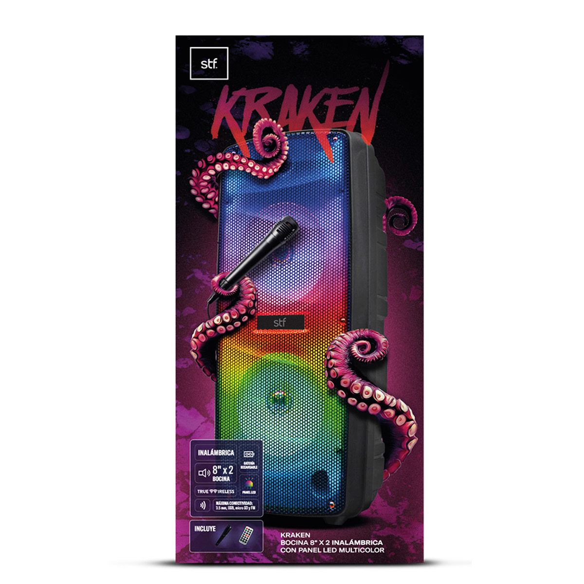 Bocina STF Kraken negra