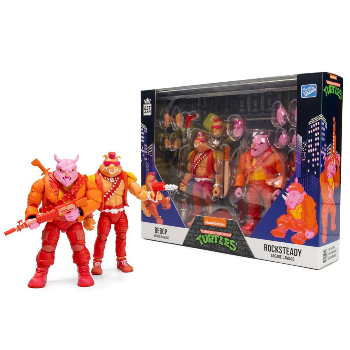 Figura Bst Axn Tmnt Bebop & Rockste