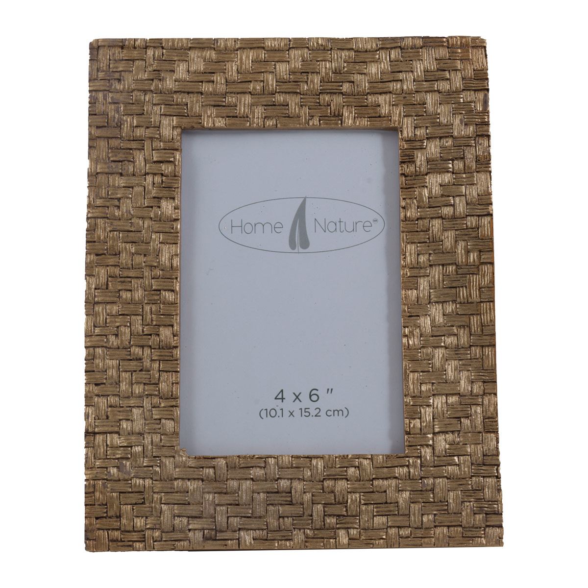 Home Nature portarretrato woven color café  4*6"