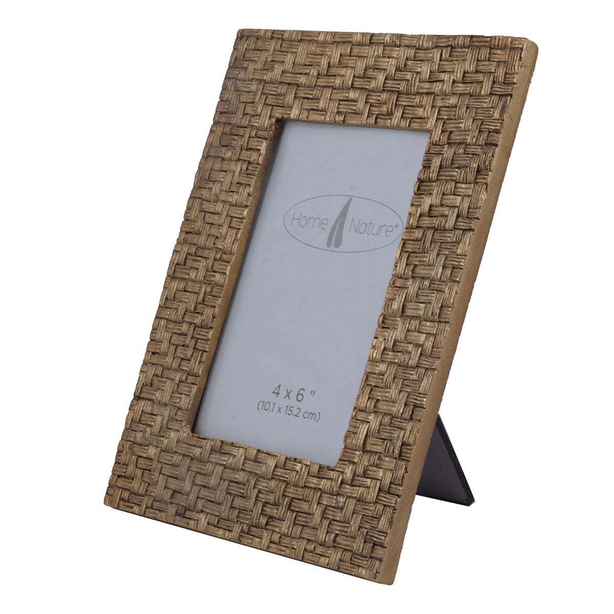 Home Nature portarretrato woven color café  4*6"