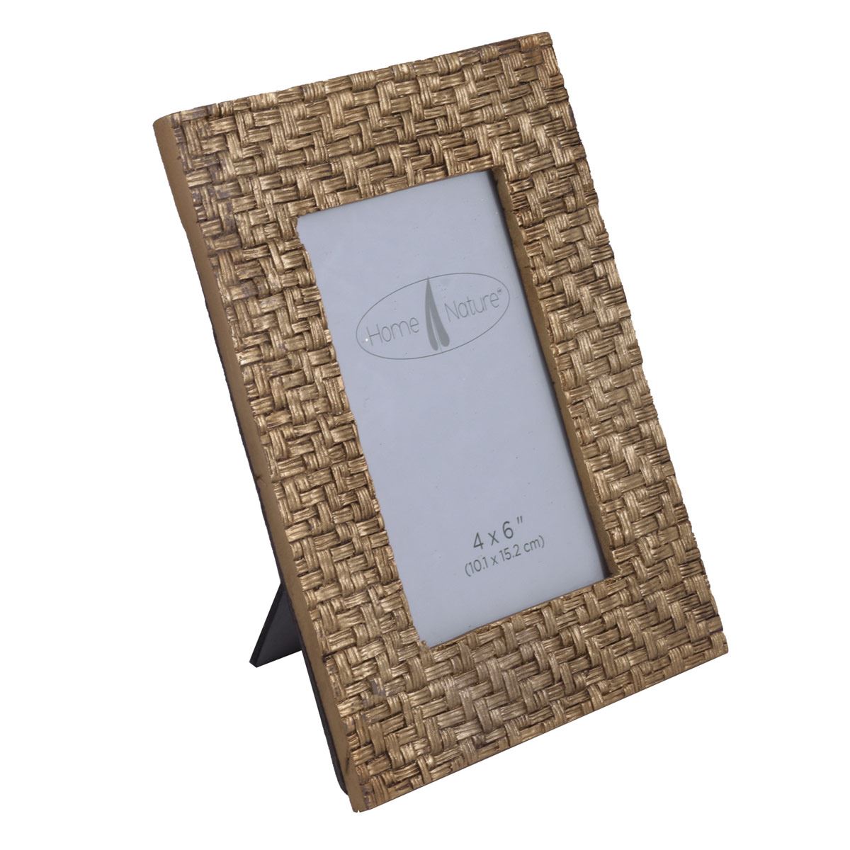 Home Nature portarretrato woven color café  4*6"