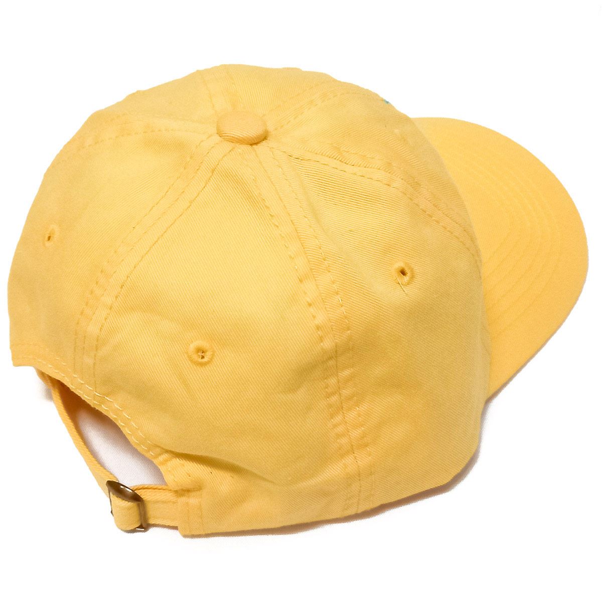 Gorra Polo Club color amarillo logo turquesa