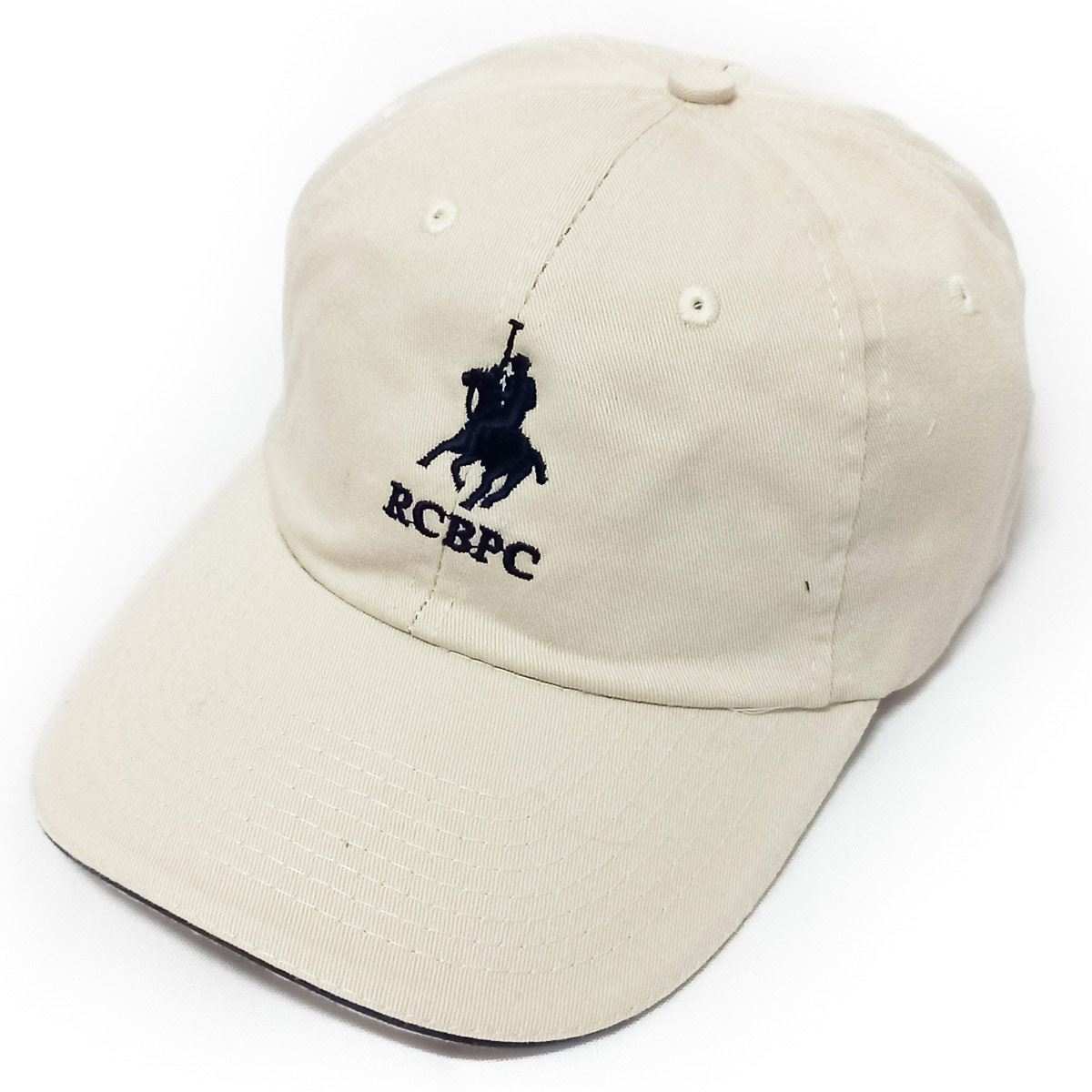 Gorra Polo Club color kakhi logo marino