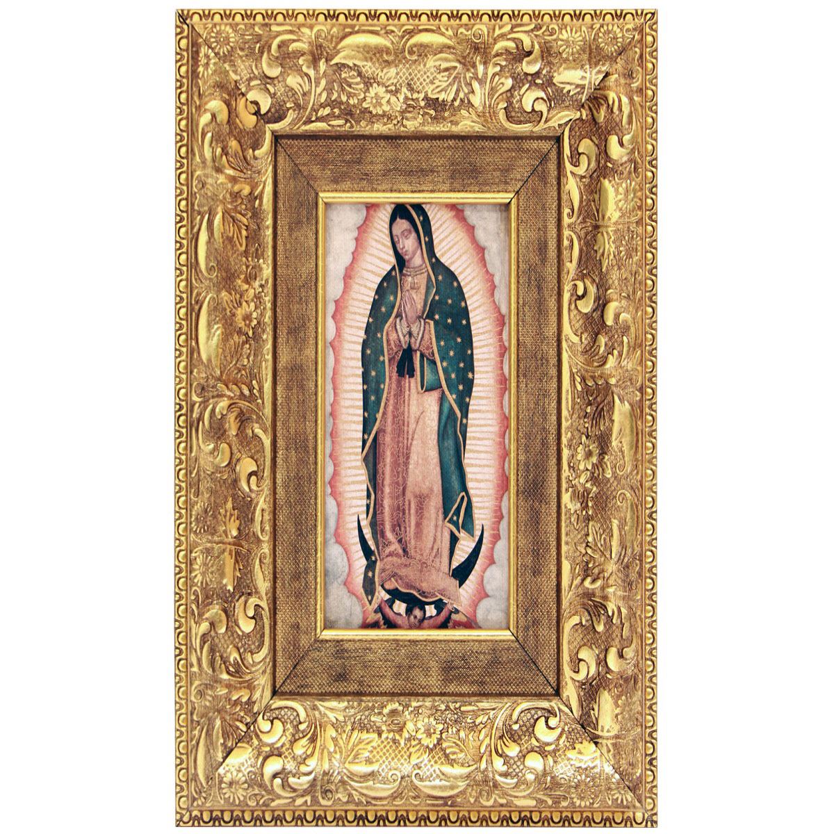 Cuadro de la Virgen de Guadalupe 28 x 22 cm