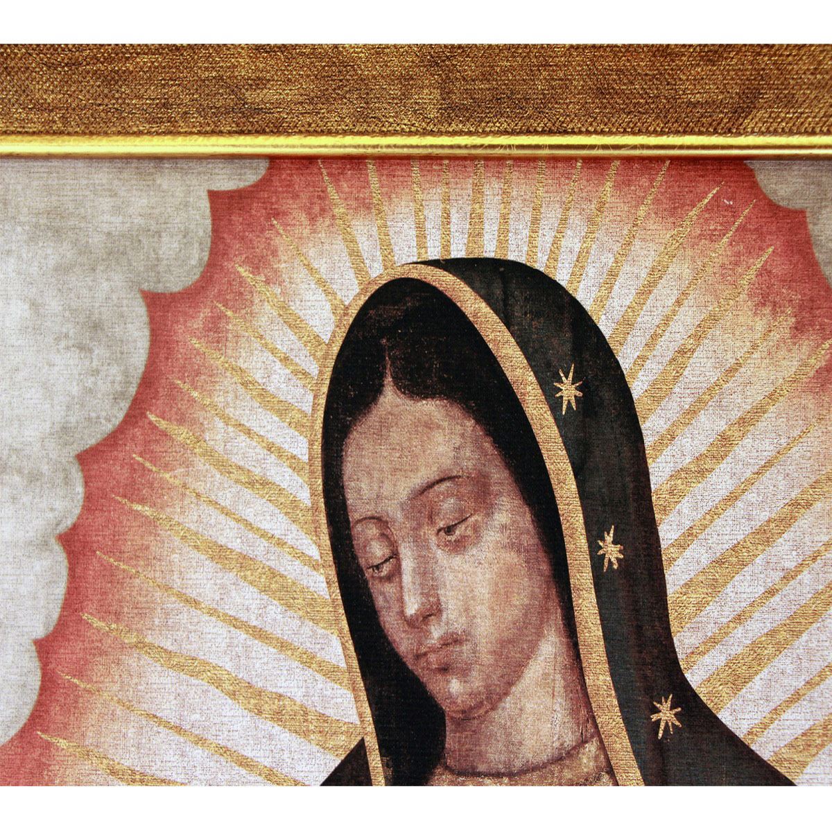 Cuadro de la Virgen de Guadalupe 28 x 22 cm