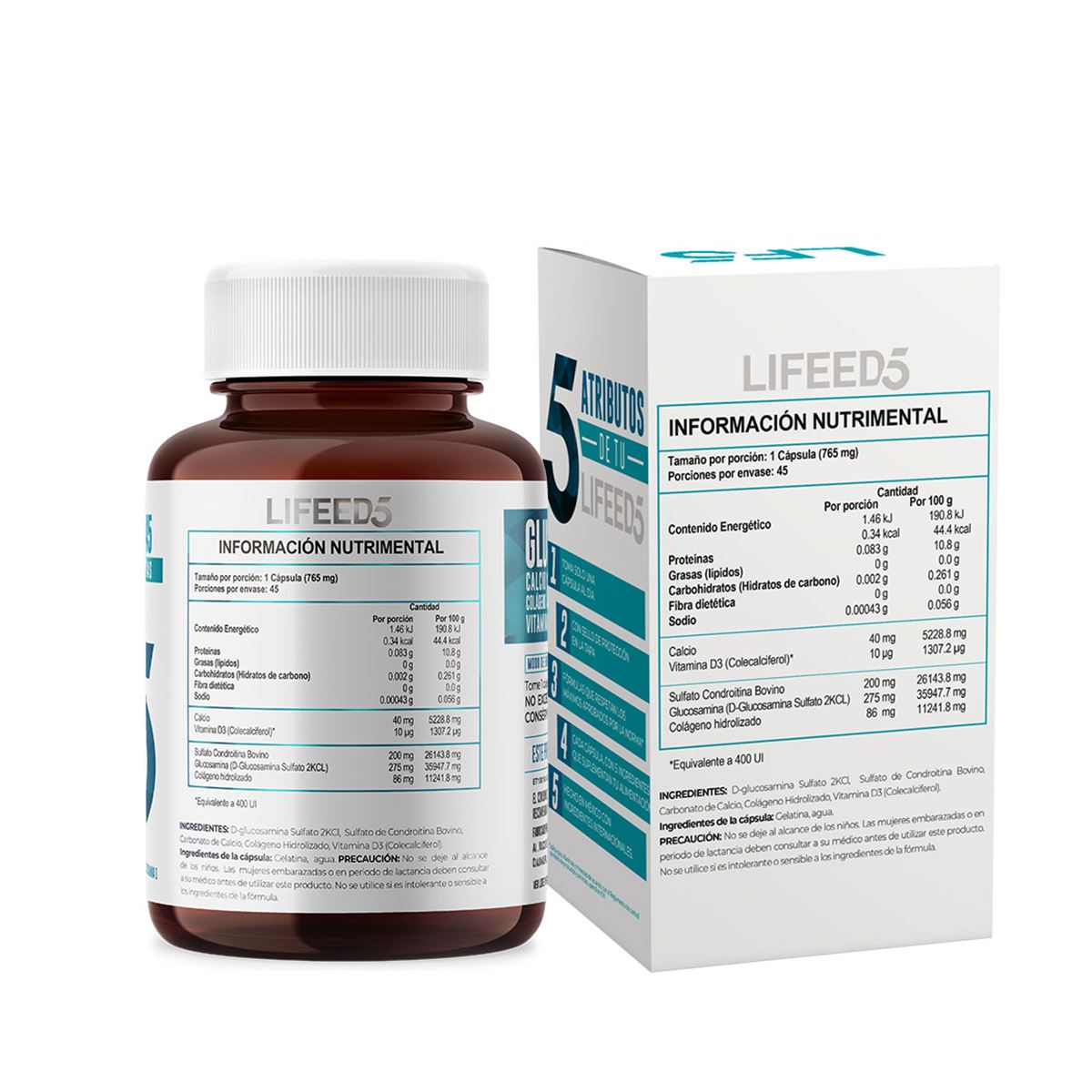 Lifeed5 Joints Suplemento Alimenticio 45 caps