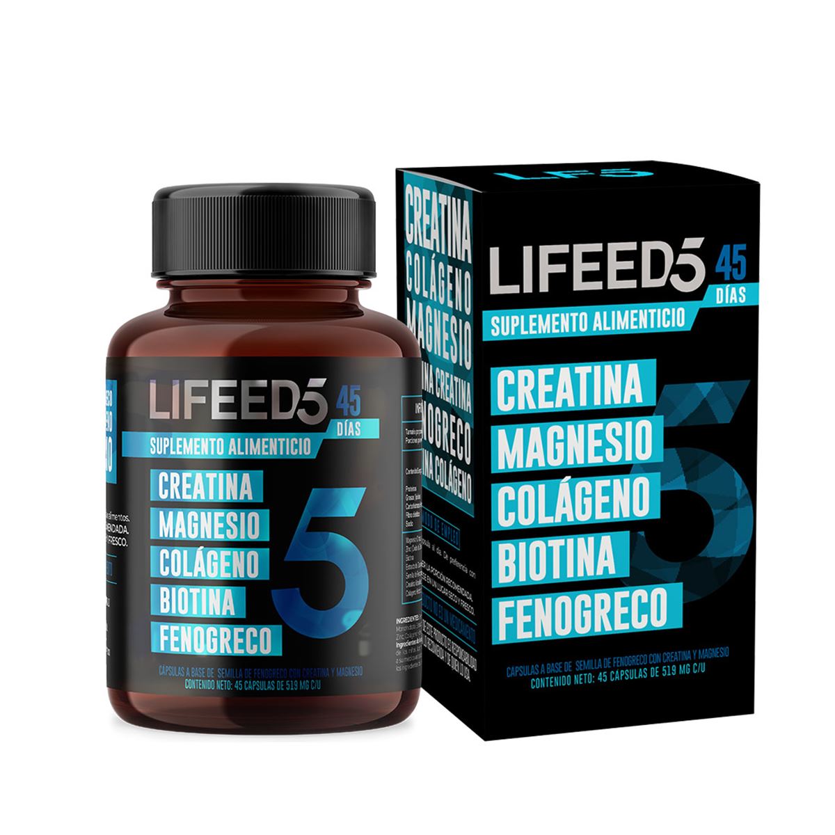Lifeed5 Multimen Suplemento Alimenticio 45 caps