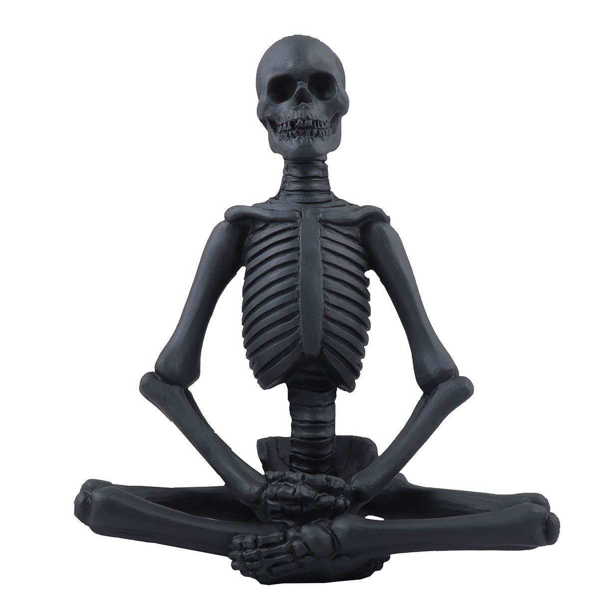 HOME NATURE FIGURA DECORATIVA ESQUELETO LOTO 23*20*10 cm