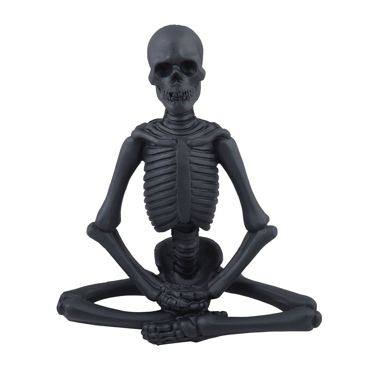 HOME NATURE FIGURA DECORATIVA ESQUELETO LOTO 23*20*10 cm