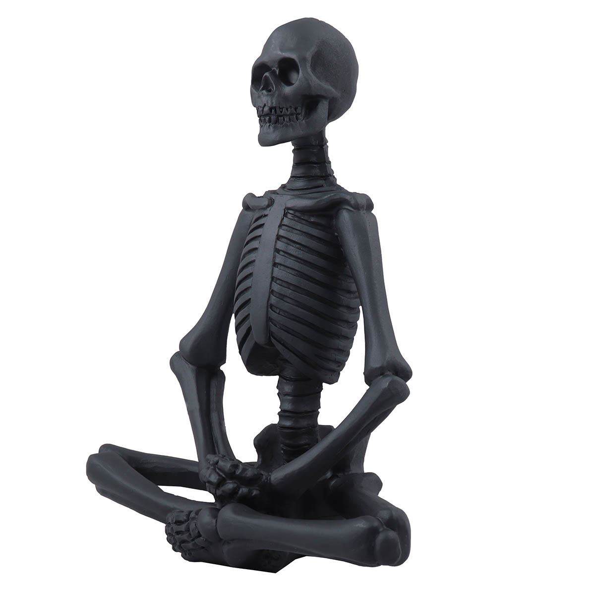 HOME NATURE FIGURA DECORATIVA ESQUELETO LOTO 23*20*10 cm