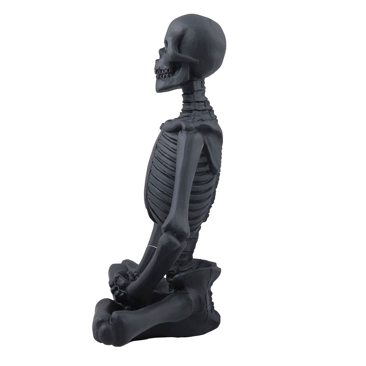 HOME NATURE FIGURA DECORATIVA ESQUELETO LOTO 23*20*10 cm