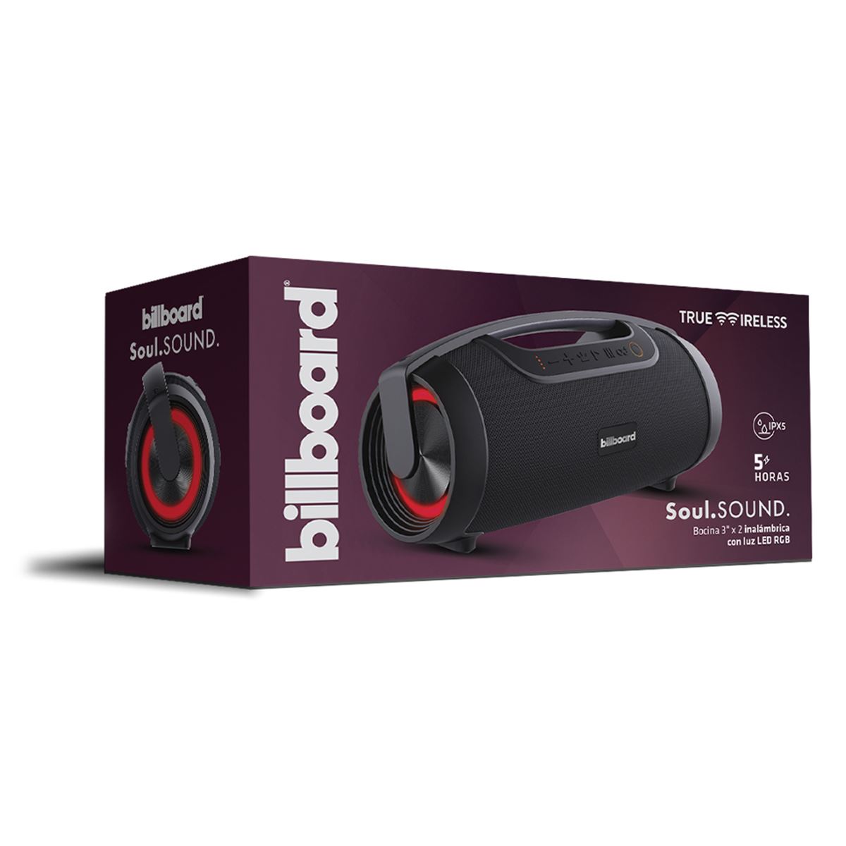 Bocina Inalámbrica Billboard Soul Sound Negra