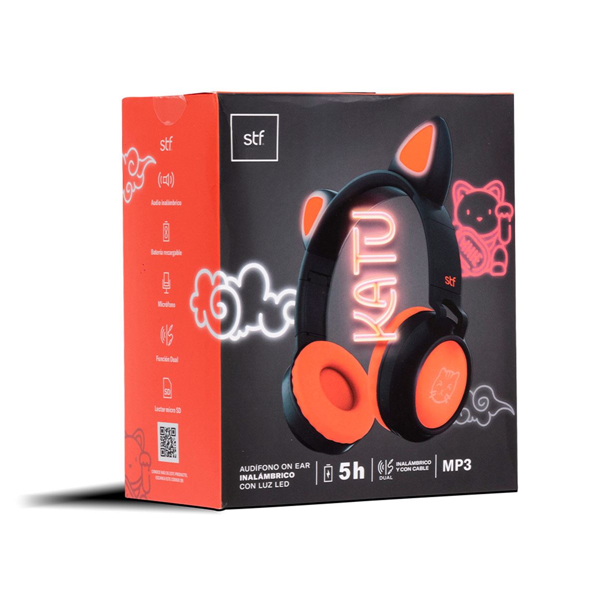 Audífonos STF Katu On Ear negro